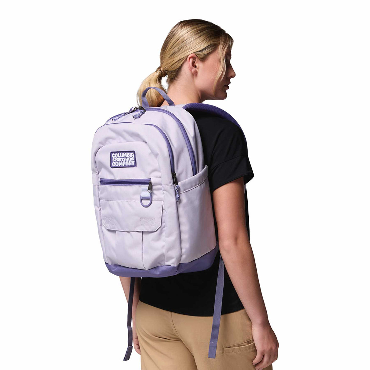 Columbia Buxton 26L Backpack Black-Lavender Pearl/Stormwatch - 53 Degrees North