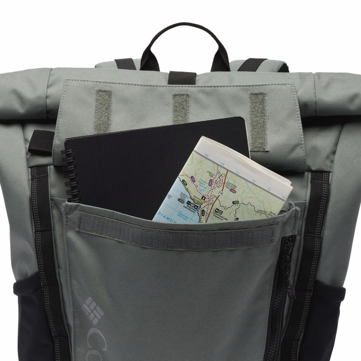 Columbia Convey III 27L Rolltop Backpack Black - 53 Degrees North