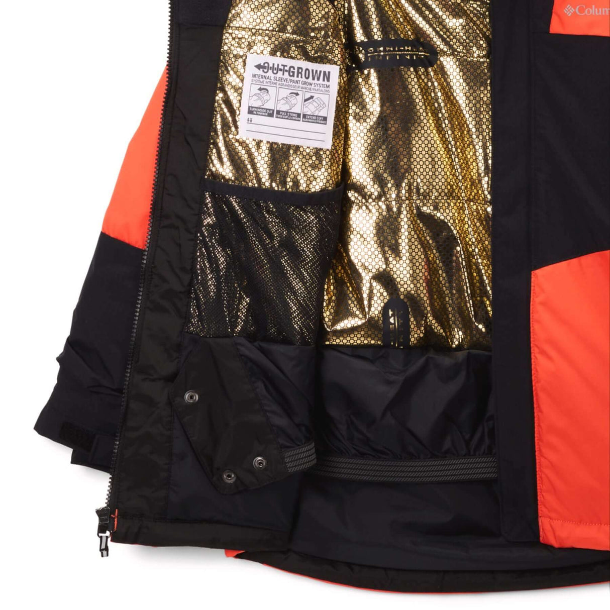 Columbia Kids' Mighty Mogul III Jacket Zing/Black / Age 4-5-Zing/Black / Age 6-7-Zing/Black / Age 8-9-Zing/Black / Age 10-12-Zing/Black / Age 14-16 - 53 Degrees North
