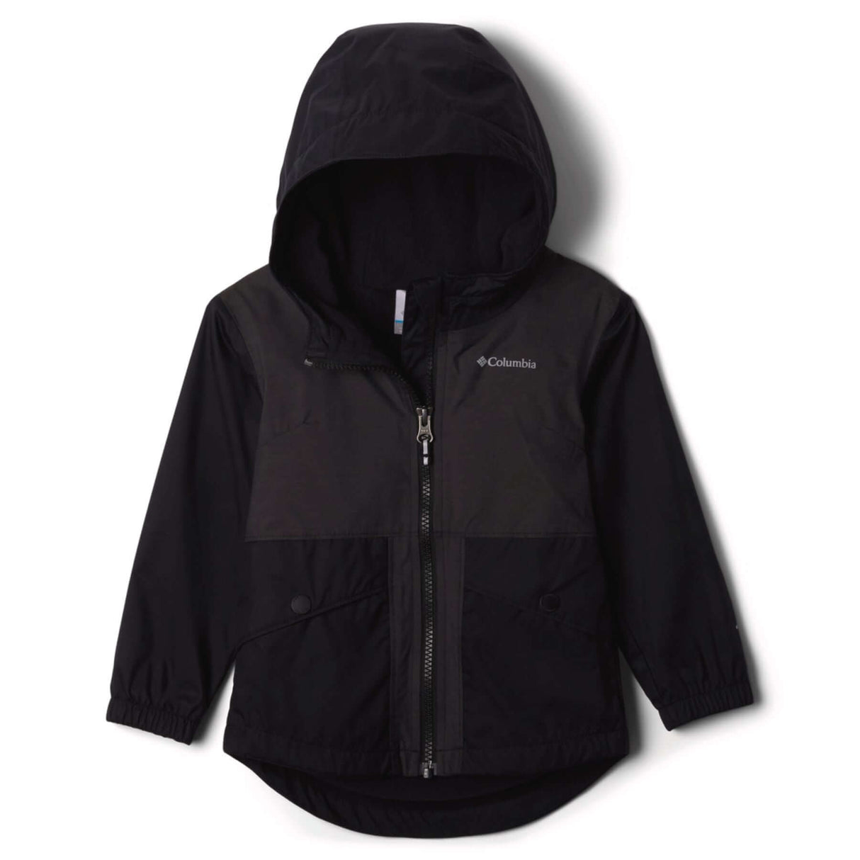 Columbia Kids' Rainy Trails II Fleece Lined Jacket Black / Age 4-5-Black / Age 6-7-Black / Age 8-9-Black / Age 10-12-Black / Age 14-16 - 53 Degrees North