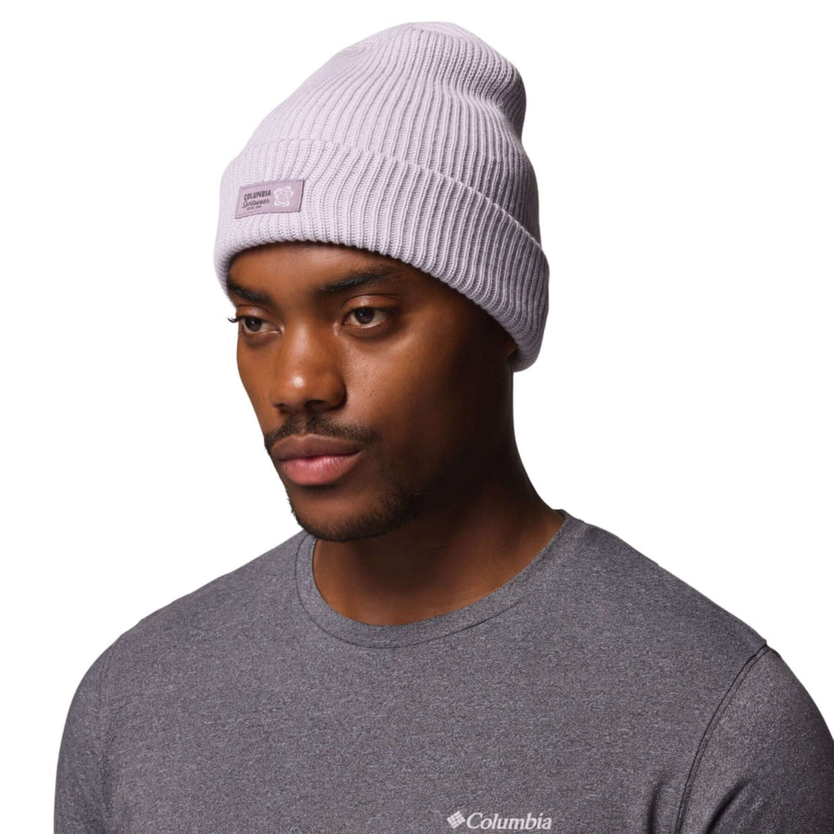 Columbia Lost Lager II Beanie Sea Salt/Rose City-Lavender Pearl/Rose City-Rich Wine/Rose City - 53 Degrees North