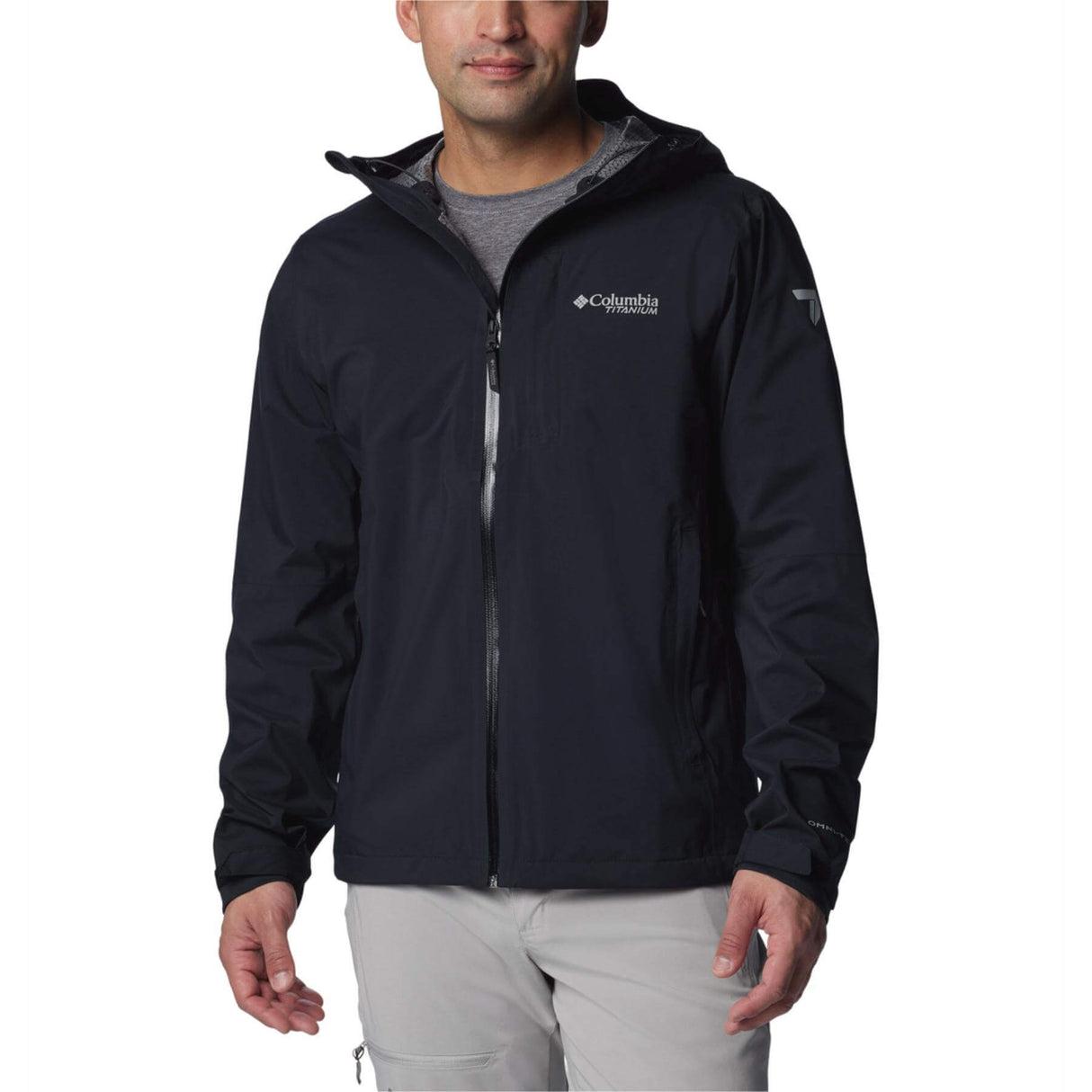 Columbia Men's Ampli-Dry II Waterproof Hiking Shell Jacket Everblue / Small-Everblue / Medium-Everblue / Large-Everblue / X-Large-Everblue / XX-Large - 53 Degrees North