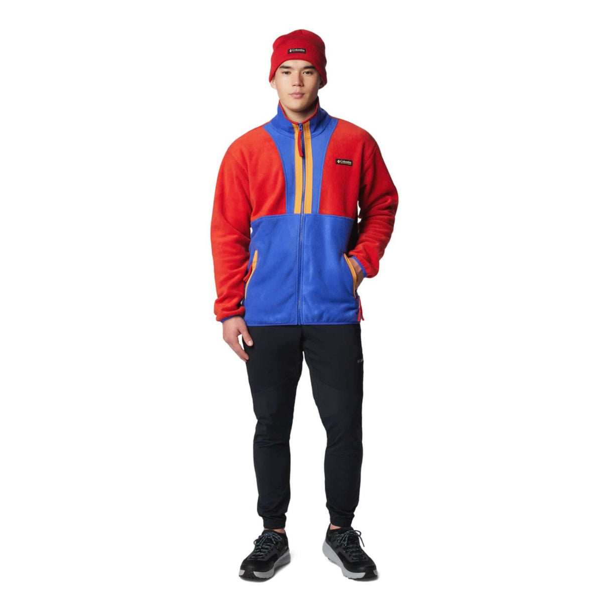 Columbia Men's Backbowl II Full Zip Fleece Chalk/Black / Small-Chalk/Black / Medium-Chalk/Black / Large-Chalk/Black / X-Large-Chalk/Black / XX-Large - 53 Degrees North