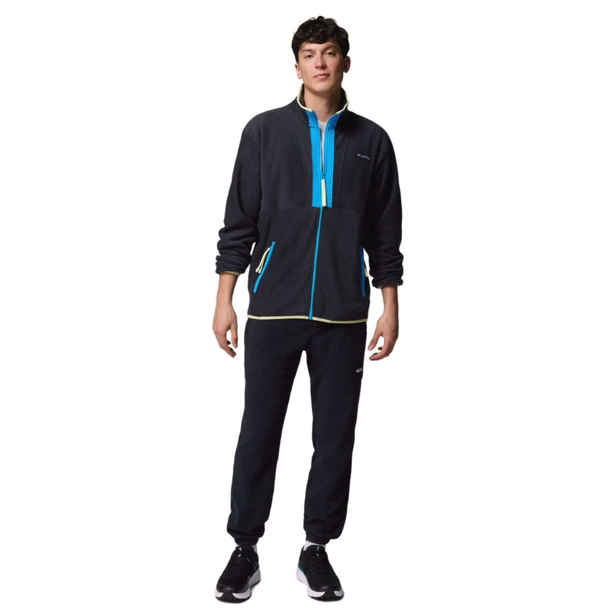 Columbia Men's Backbowl II Full Zip Fleece Chalk/Black / Small-Chalk/Black / Medium-Chalk/Black / Large-Chalk/Black / X-Large-Chalk/Black / XX-Large - 53 Degrees North