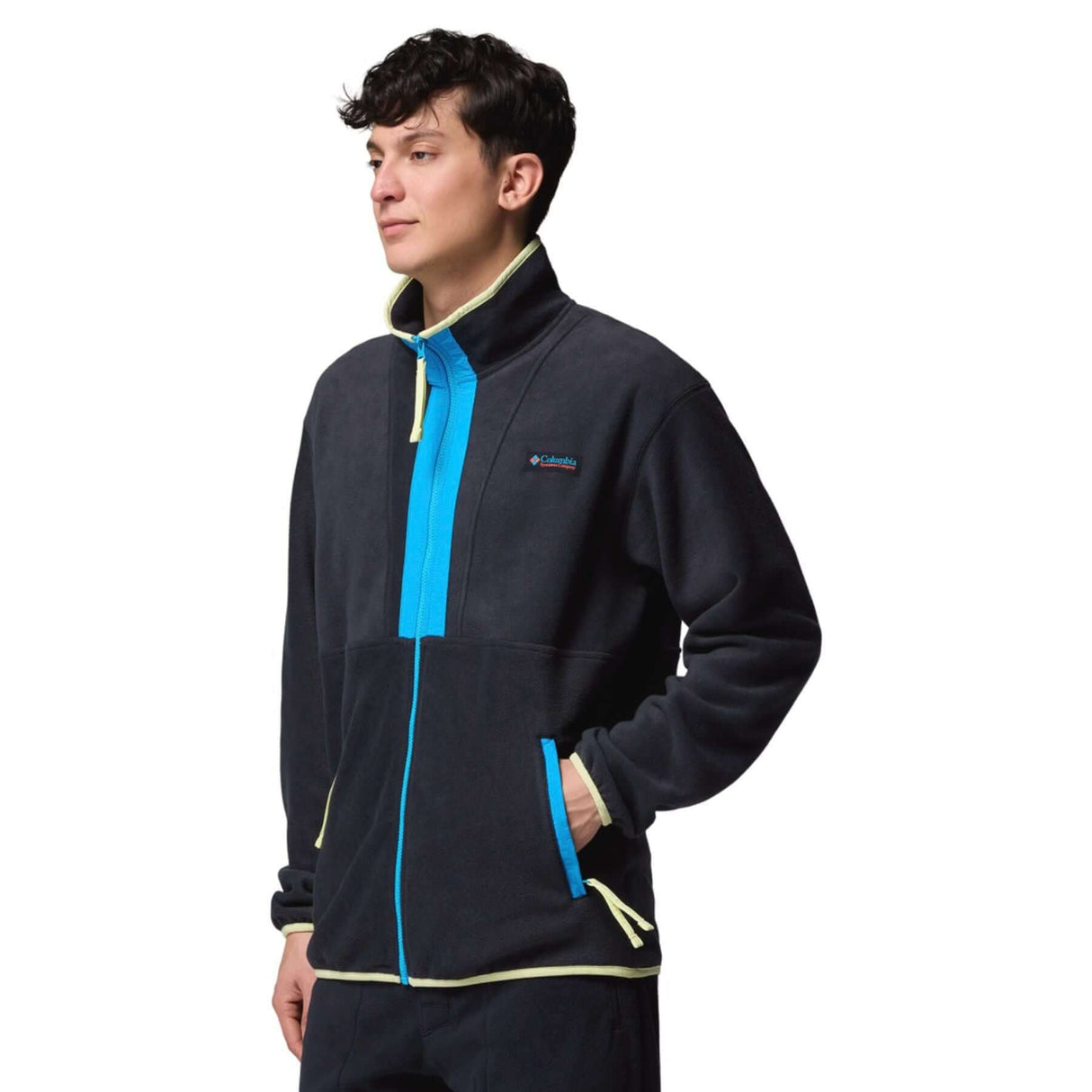 Columbia Men's Backbowl II Full Zip Fleece Chalk/Black / Small-Chalk/Black / Medium-Chalk/Black / Large-Chalk/Black / X-Large-Chalk/Black / XX-Large - 53 Degrees North