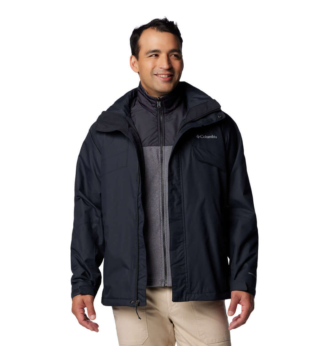 Columbia Men's Bugaboo III Fleece Interchange Jacket Black / Small-Black / Medium-Black / Large-Black / X-Large-Black / XX-Large - 53 Degrees North