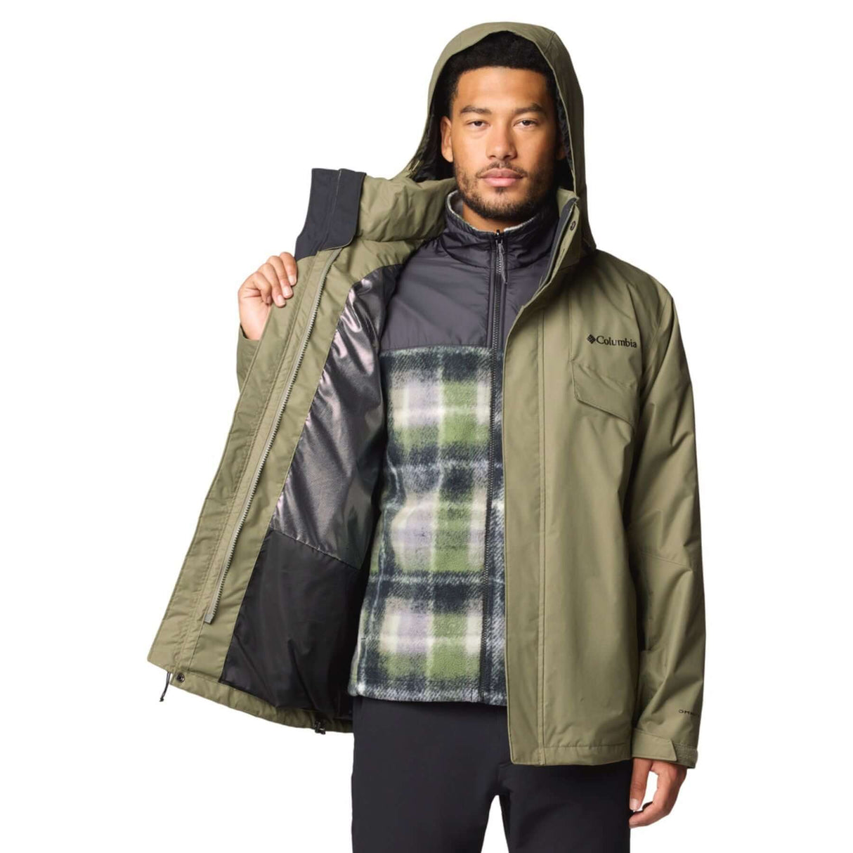 Columbia Men's Bugaboo III Fleece Interchange Jacket Black / Small-Black / Medium-Black / Large-Black / X-Large-Black / XX-Large - 53 Degrees North