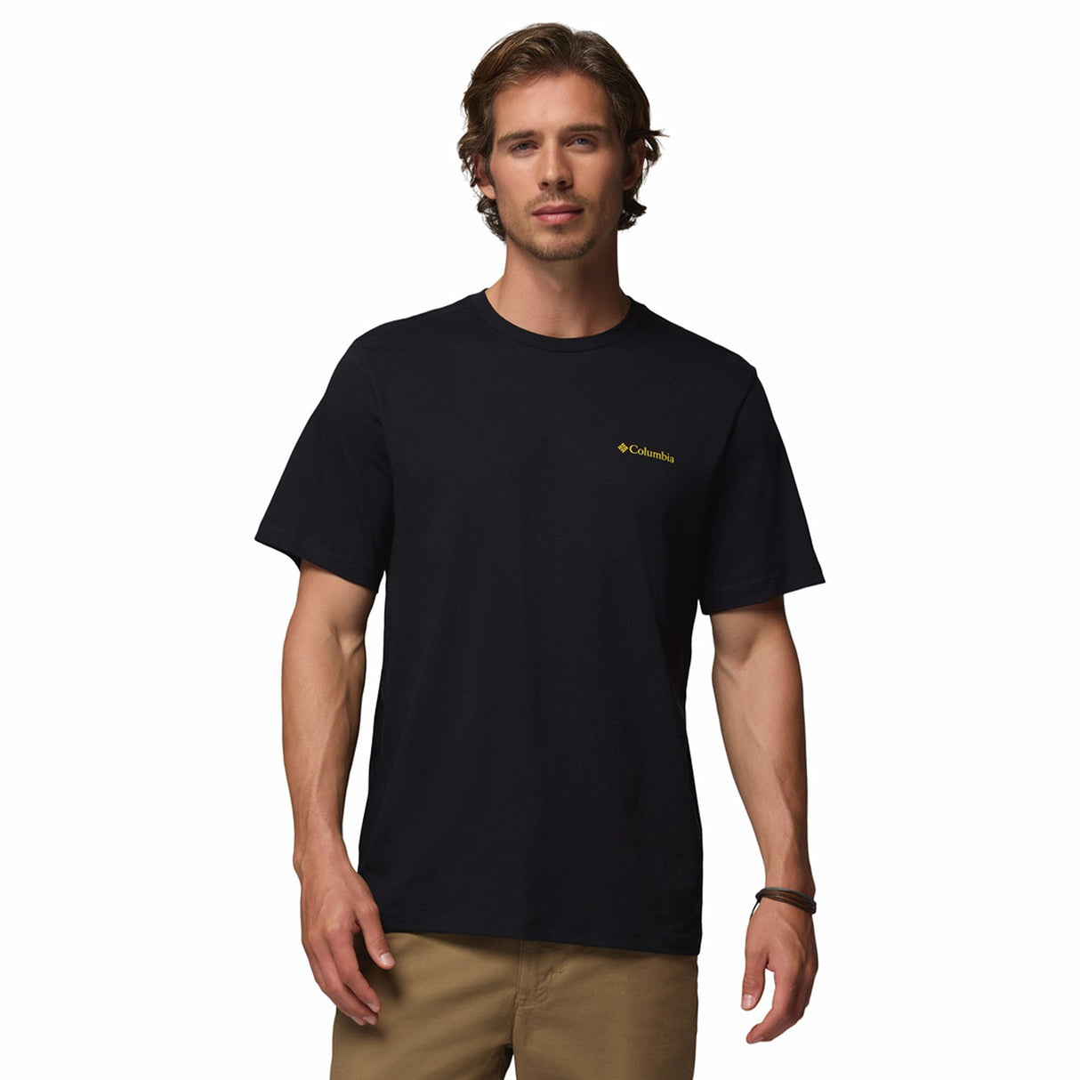 Columbia Men's CSC Logo Back T-Shirt Black/Boxy Brand / Small-Black/Boxy Brand / Medium-Black/Boxy Brand / Large-Black/Boxy Brand / X-Large-Black/Boxy Brand / XX-Large - 53 Degrees North