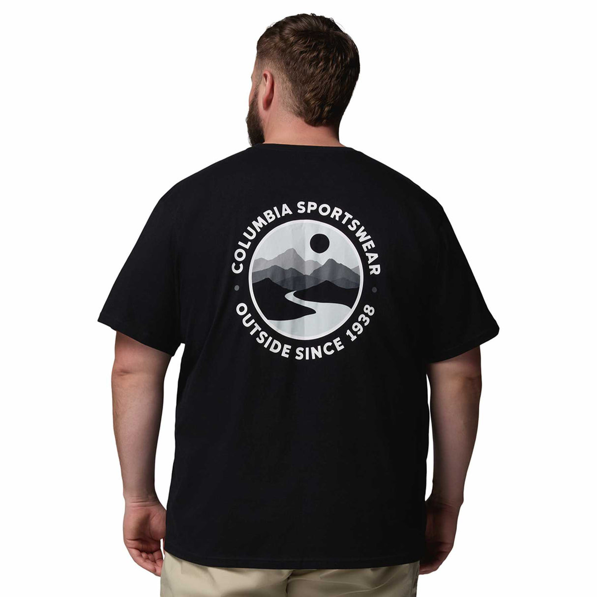 Columbia Men's CSC Outdoor Back Graphic T-Shirt Collegiate Navy/Sunscape / Small-Collegiate Navy/Sunscape / Medium-Collegiate Navy/Sunscape / Large-Collegiate Navy/Sunscape / X-Large-Collegiate Navy/Sunscape / XX-Large - 53 Degrees North