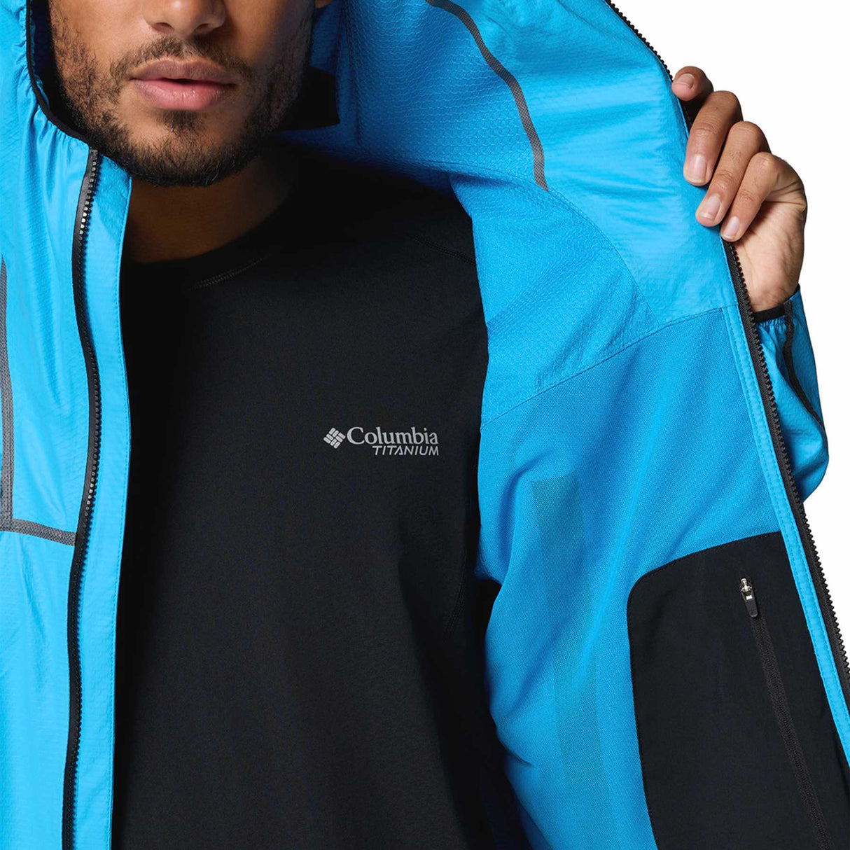 Columbia Men's Cassiar Pro OutDryX Shell Waterproof Jacket Compass Blue/Black / Small-Compass Blue/Black / Medium-Compass Blue/Black / Large-Compass Blue/Black / X-Large-Compass Blue/Black / XX-Large - 53 Degrees North