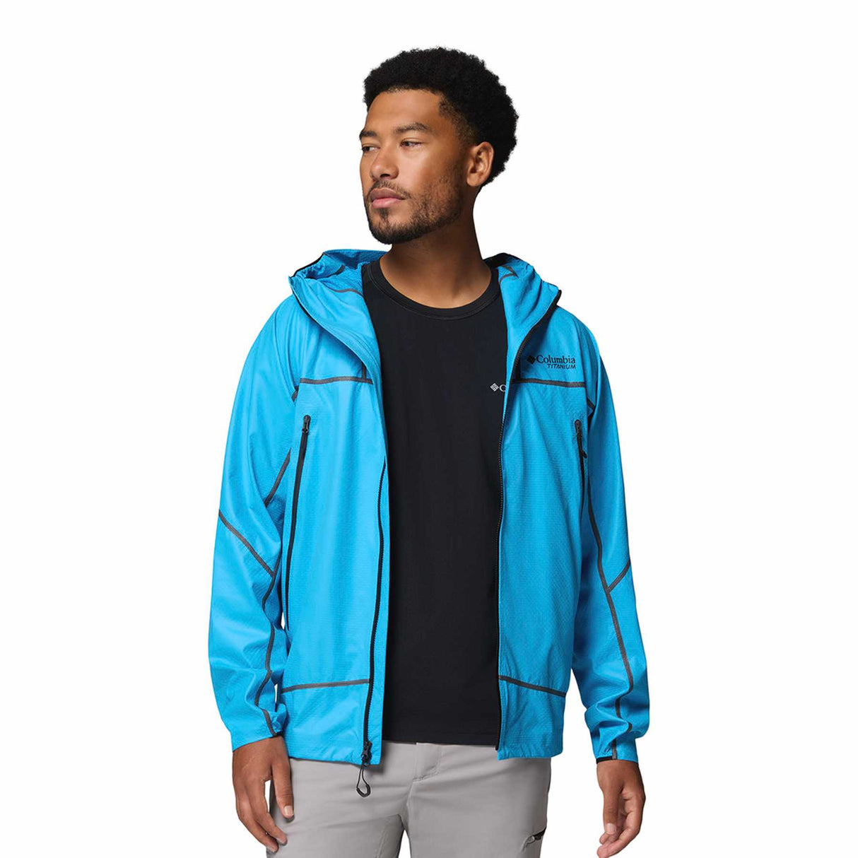 Columbia Men's Cassiar Pro OutDryX Shell Waterproof Jacket Compass Blue/Black / Small-Compass Blue/Black / Medium-Compass Blue/Black / Large-Compass Blue/Black / X-Large-Compass Blue/Black / XX-Large - 53 Degrees North