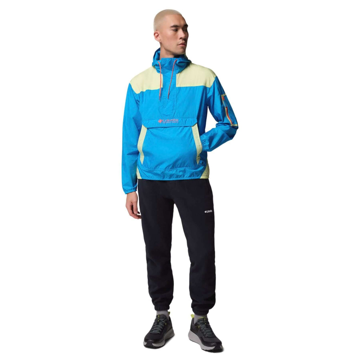 Columbia Men's Challenger II Windbreaker Dark Stone/Shark/Ancient Fossil / Small-Dark Stone/Shark/Ancient Fossil / Medium-Dark Stone/Shark/Ancient Fossil / Large-Dark Stone/Shark/Ancient Fossil / X-Large-Dark Stone/Shark/Ancient Fossil / XX-Large - 53 Degrees North