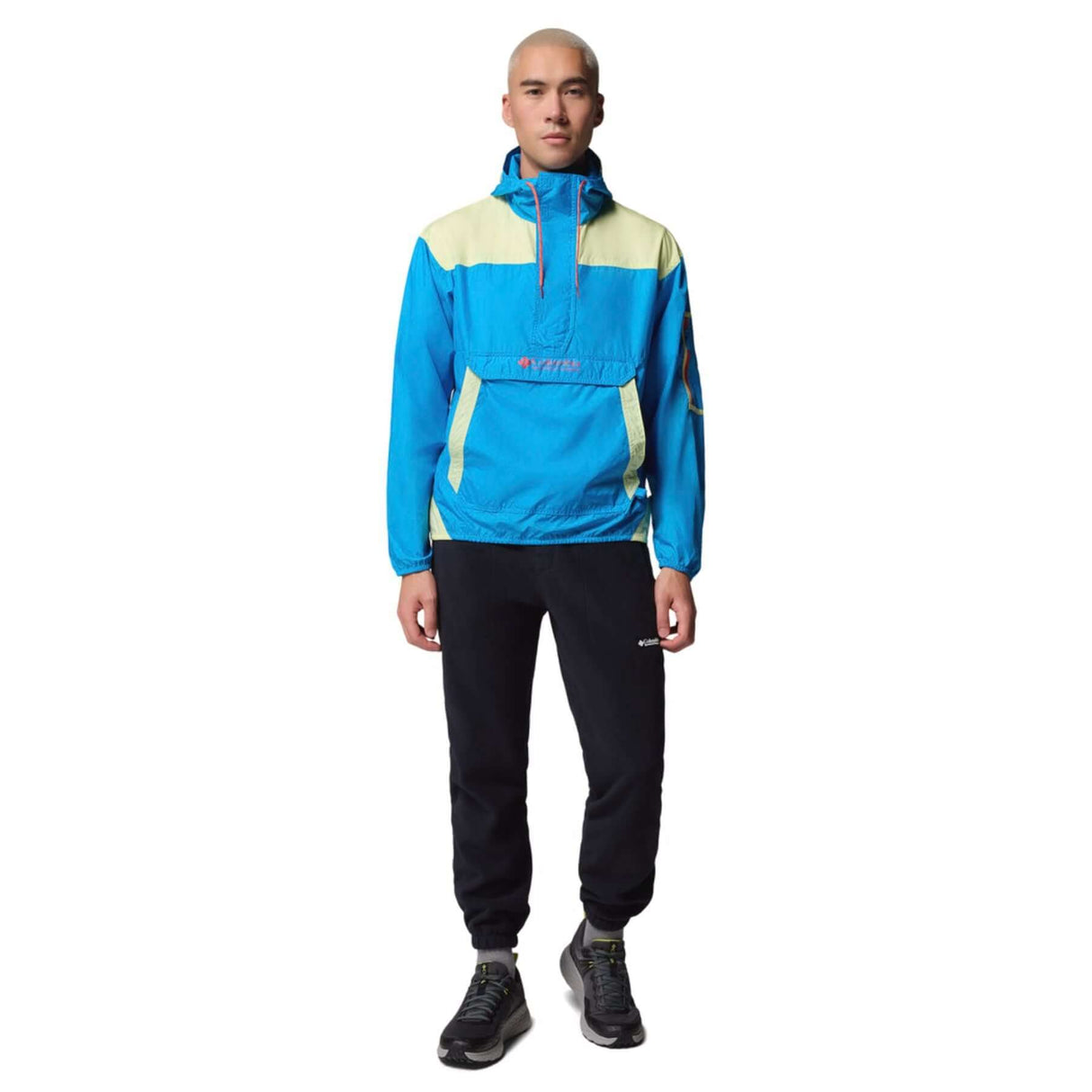 Columbia Men's Challenger II Windbreaker Dark Stone/Shark/Ancient Fossil / Small-Dark Stone/Shark/Ancient Fossil / Medium-Dark Stone/Shark/Ancient Fossil / Large-Dark Stone/Shark/Ancient Fossil / X-Large-Dark Stone/Shark/Ancient Fossil / XX-Large - 53 Degrees North