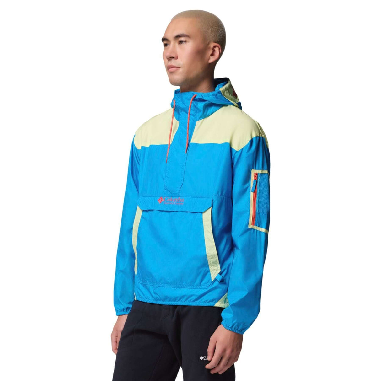 Columbia Men's Challenger II Windbreaker Dark Stone/Shark/Ancient Fossil / Small-Dark Stone/Shark/Ancient Fossil / Medium-Dark Stone/Shark/Ancient Fossil / Large-Dark Stone/Shark/Ancient Fossil / X-Large-Dark Stone/Shark/Ancient Fossil / XX-Large - 53 Degrees North