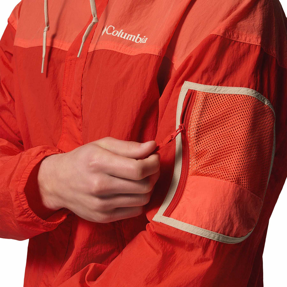 Columbia Men's Challenger II Windbreaker Dark Stone/Shark/Ancient Fossil / Small-Dark Stone/Shark/Ancient Fossil / Medium-Dark Stone/Shark/Ancient Fossil / Large-Dark Stone/Shark/Ancient Fossil / X-Large-Dark Stone/Shark/Ancient Fossil / XX-Large - 53 Degrees North