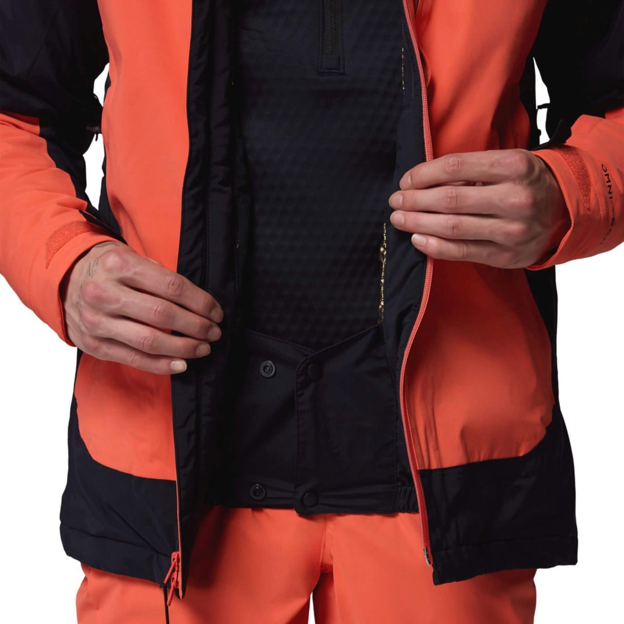 Columbia Men's Cirque Bowl Ski Jacket Black/Zing / Small-Black/Zing / Medium-Black/Zing / Large-Black/Zing / X-Large-Black/Zing / XX-Large - 53 Degrees North