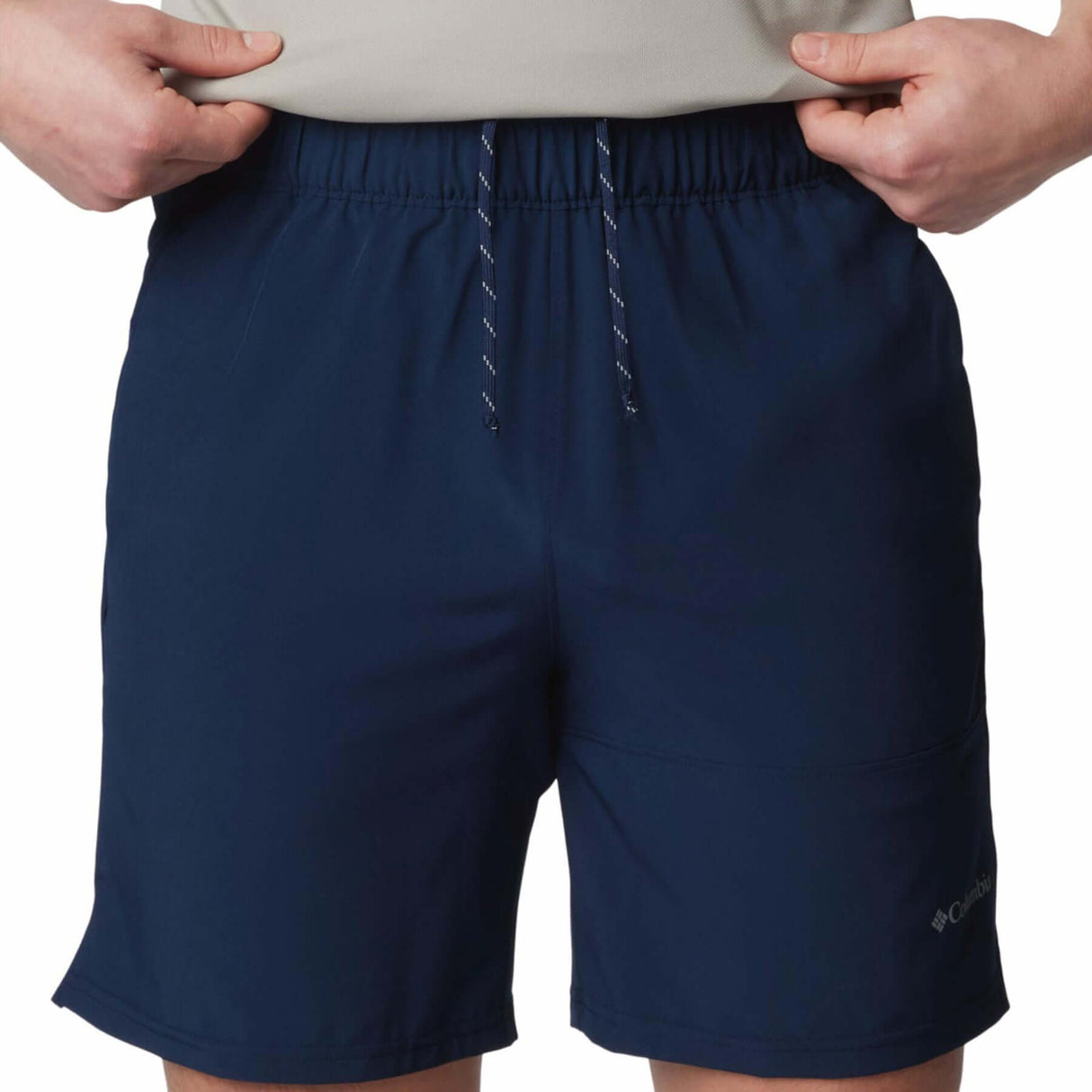 Columbia Men's Columbia Hike Colour Block Hiking Shorts Safari/Greenscape / Small-Safari/Greenscape / Medium-Safari/Greenscape / Large-Safari/Greenscape / X-Large-Safari/Greenscape / XX-Large - 53 Degrees North