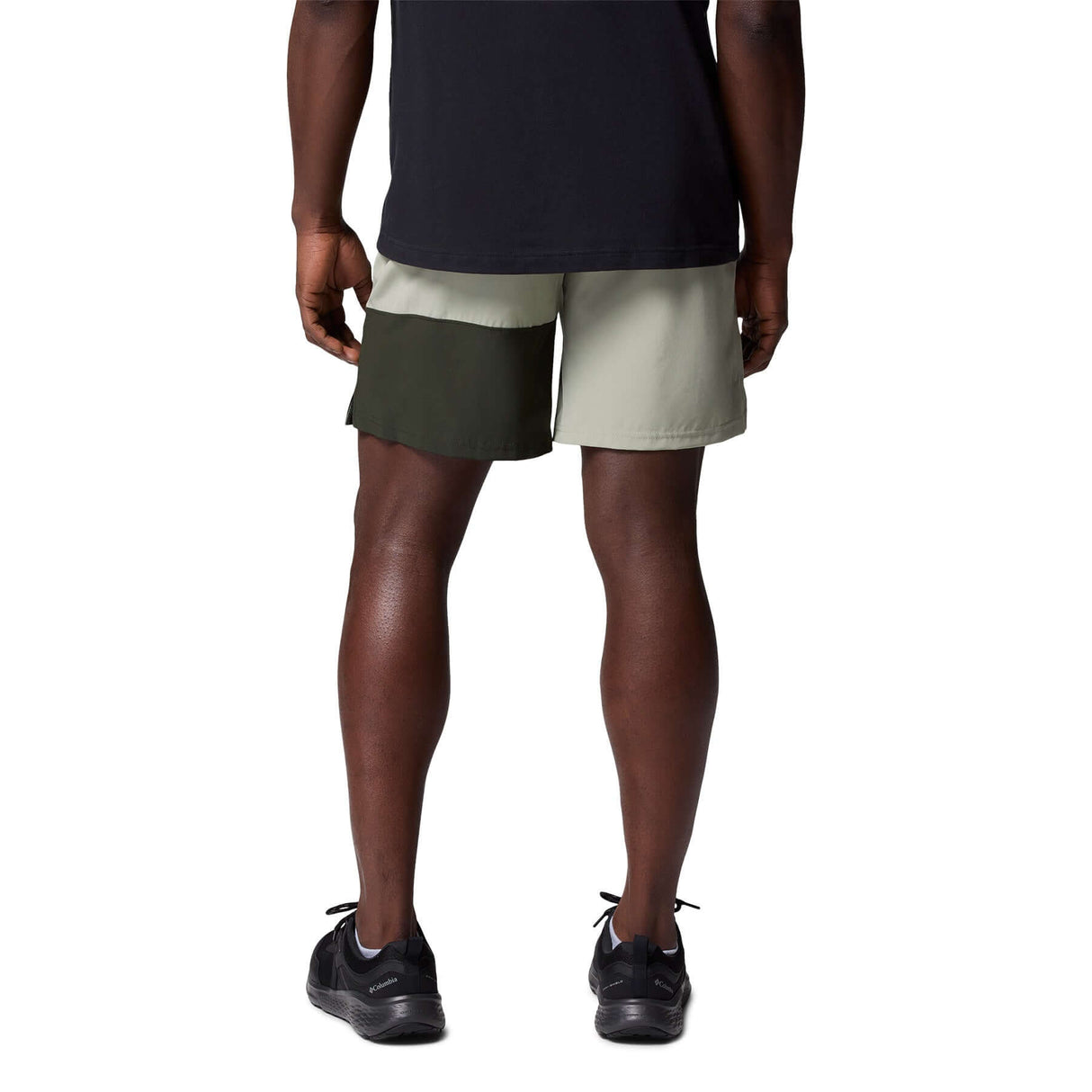 Columbia Men's Columbia Hike Colour Block Hiking Shorts Safari/Greenscape / Small-Safari/Greenscape / Medium-Safari/Greenscape / Large-Safari/Greenscape / X-Large-Safari/Greenscape / XX-Large - 53 Degrees North