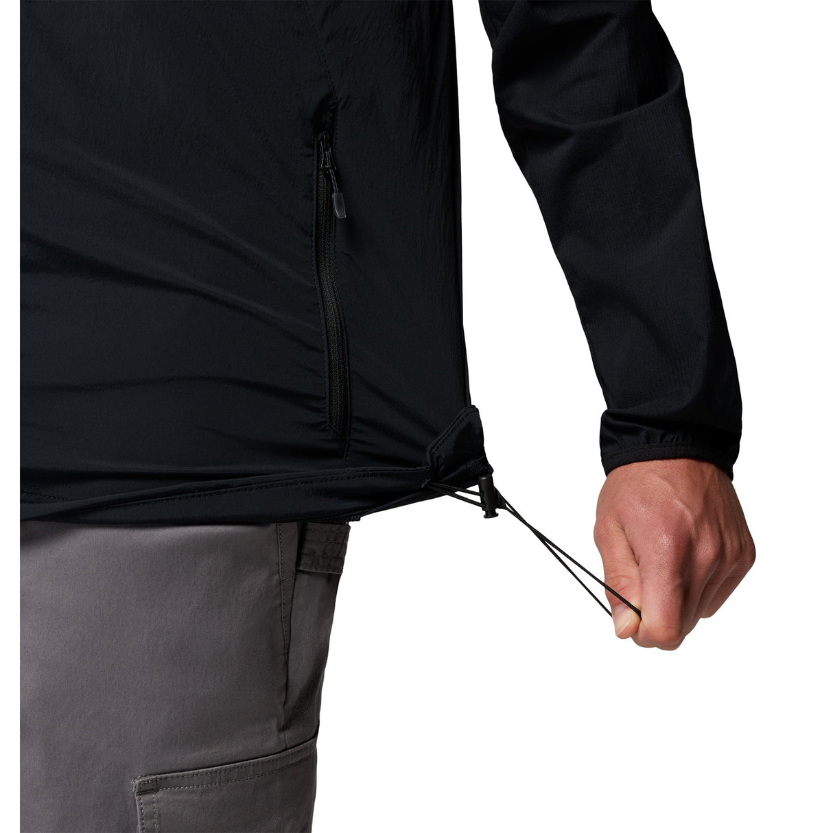 Columbia Men's Columbia Tech II Wind Jacket Black/Columbia Grey / Small-Black/Columbia Grey / Medium-Black/Columbia Grey / Large-Black/Columbia Grey / X-Large-Black/Columbia Grey / XX-Large - 53 Degrees North