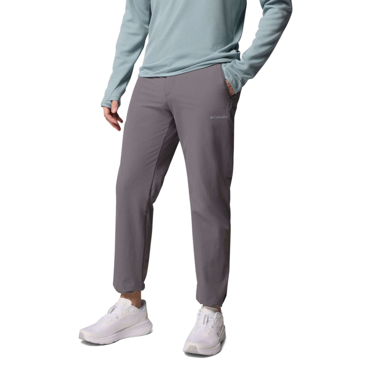 Columbia Men's Essential Hike AY Trousers Stone Green / Small-Stone Green / Medium-Stone Green / Large-Stone Green / X-Large-Stone Green / XX-Large - 53 Degrees North