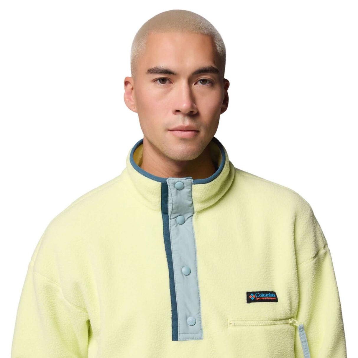 Columbia Men's Helvetia II Half Snap Fleece Citron Haze / Small-Citron Haze / Medium-Citron Haze / Large-Citron Haze / X-Large-Citron Haze / XX-Large - 53 Degrees North