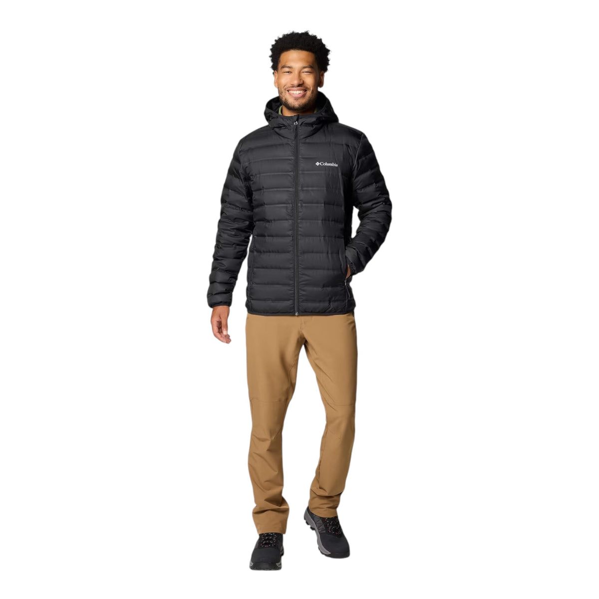 Columbia Men's Lake 22 II Down Hooded Jacket Black / Small - 53 Degrees North