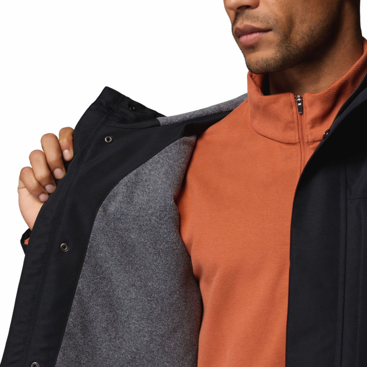 Columbia Men's Landroamer Fleece Lined Jacket Black / Small - 53 Degrees North