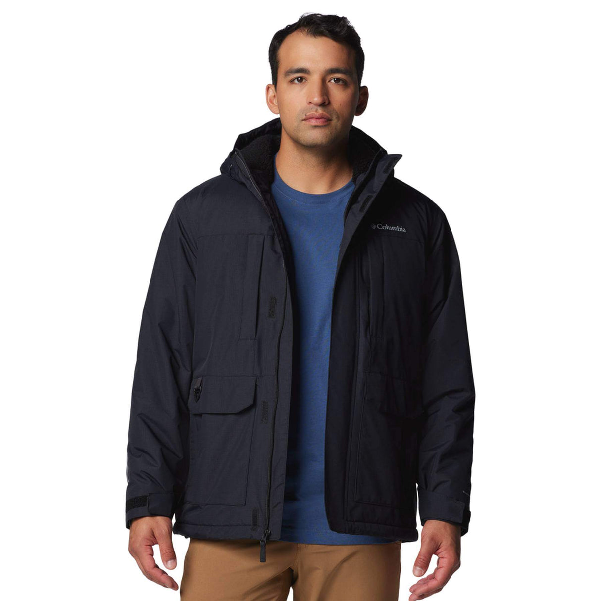 Columbia Men's Landroamer Sherpa Lined Jacket Black / Small-Black / Medium-Black / Large-Black / X-Large-Black / XX-Large - 53 Degrees North