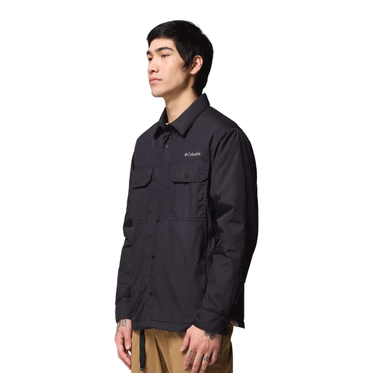 Columbia Men's Landroamer Shirt Jacket Black / Small-Black / Medium-Black / Large-Black / X-Large-Black / XX-Large - 53 Degrees North