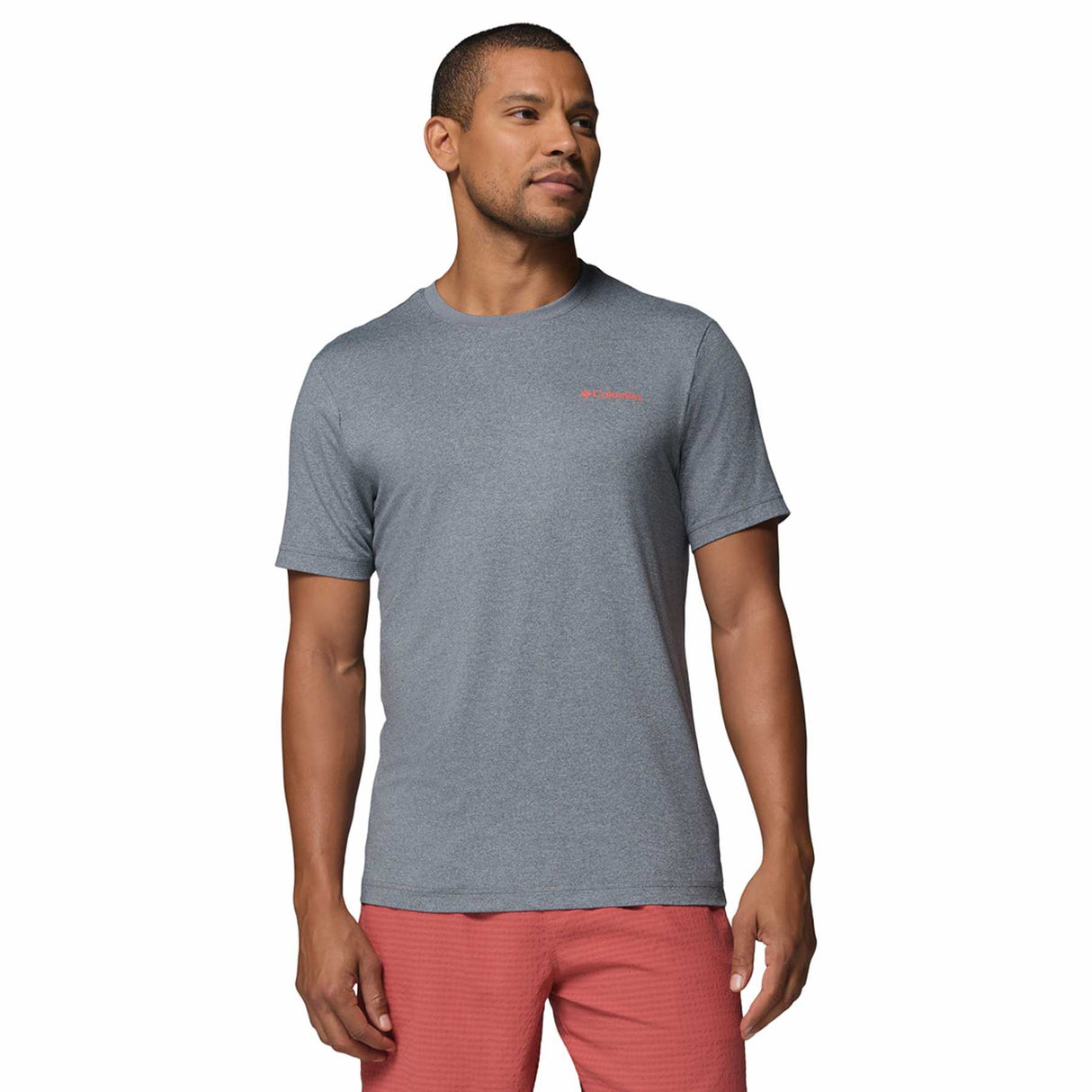 Columbia Men's Parsons Point Short Sleeve Back Graphic T-Shirt Black Heather/Splatter Gem / Small-Black Heather/Splatter Gem / Medium-Black Heather/Splatter Gem / Large-Black Heather/Splatter Gem / X-Large-Black Heather/Splatter Gem / XX-Large - 53 Degrees North