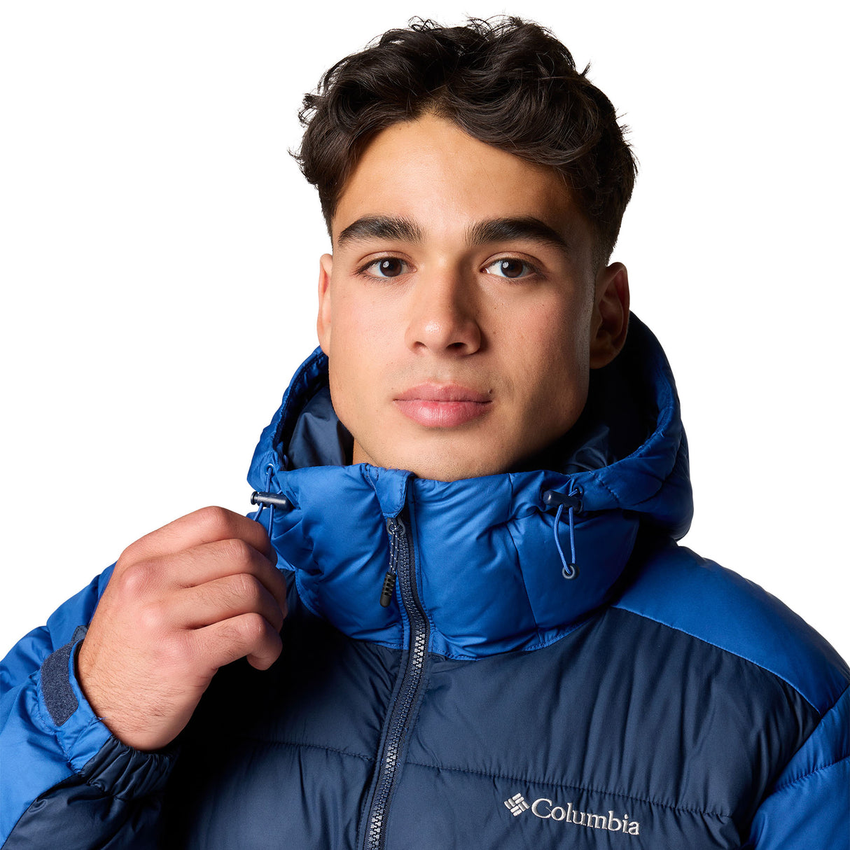 Columbia Men's Pike Lake II Hooded Jacket Mountain Blue/Collegiate Navy / Small-Mountain Blue/Collegiate Navy / Medium-Mountain Blue/Collegiate Navy / Large-Mountain Blue/Collegiate Navy / X-Large-Mountain Blue/Collegiate Navy / XX-Large - 53 Degrees North