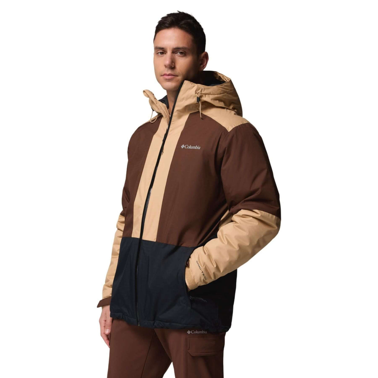 Columbia Men's Point Park II Insulated Jacket Black/Toacco/Canoe / Small-Black/Toacco/Canoe / Medium-Black/Toacco/Canoe / Large-Black/Toacco/Canoe / X-Large-Black/Toacco/Canoe / XX-Large - 53 Degrees North