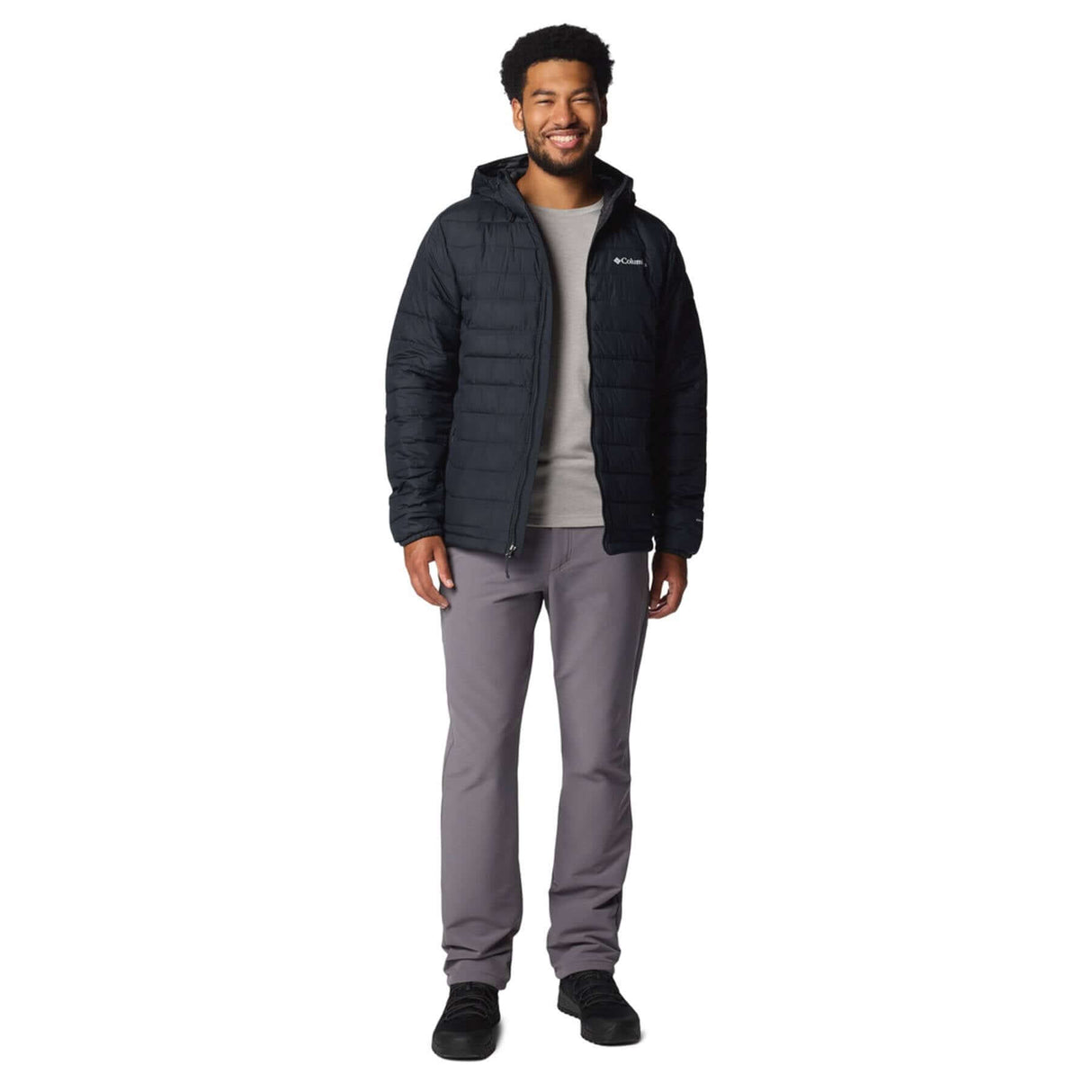 Columbia Men's Powder Lite II Hooded Jacket Rain Forest/Canoe/Black / Small-Rain Forest/Canoe/Black / Medium-Rain Forest/Canoe/Black / Large-Rain Forest/Canoe/Black / X-Large-Rain Forest/Canoe/Black / XX-Large - 53 Degrees North