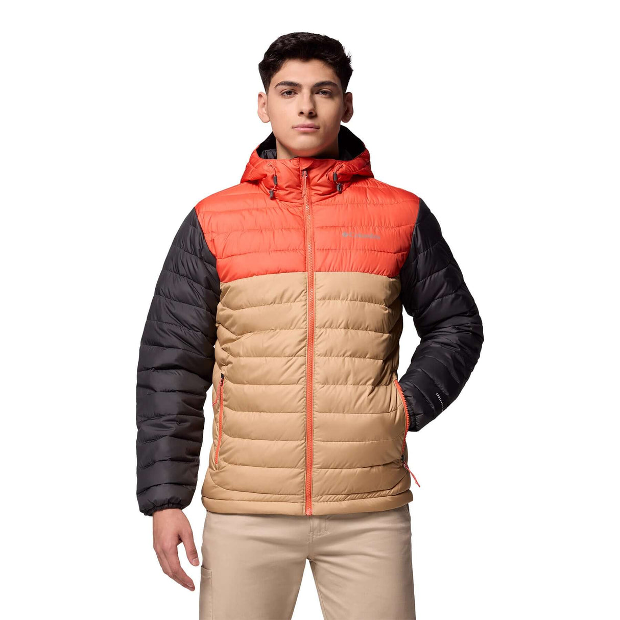 Columbia Men's Powder Lite II Hooded Jacket Rain Forest/Canoe/Black / Small-Rain Forest/Canoe/Black / Medium-Rain Forest/Canoe/Black / Large-Rain Forest/Canoe/Black / X-Large-Rain Forest/Canoe/Black / XX-Large - 53 Degrees North