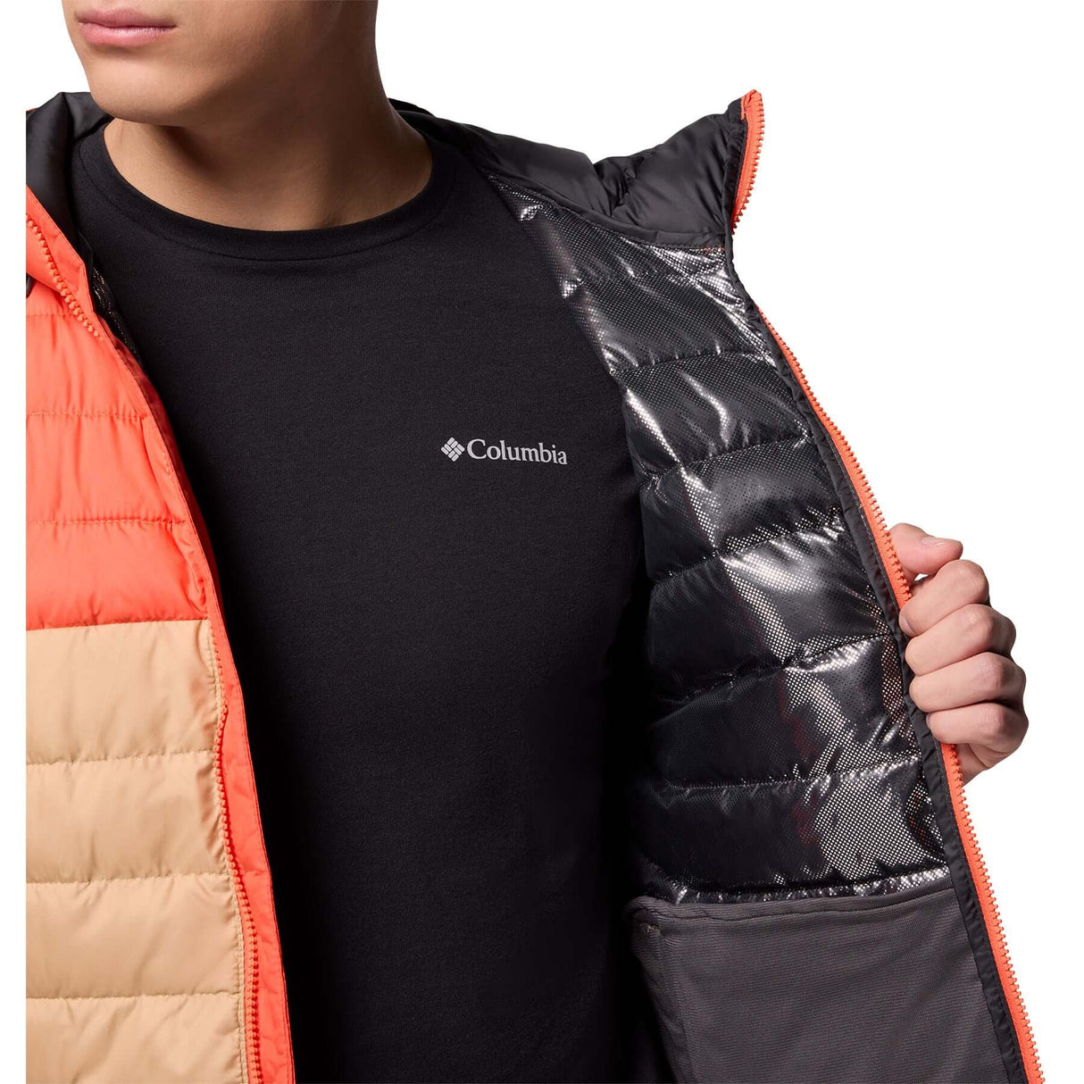 Columbia Men's Powder Lite II Hooded Jacket Rain Forest/Canoe/Black / Small-Rain Forest/Canoe/Black / Medium-Rain Forest/Canoe/Black / Large-Rain Forest/Canoe/Black / X-Large-Rain Forest/Canoe/Black / XX-Large - 53 Degrees North