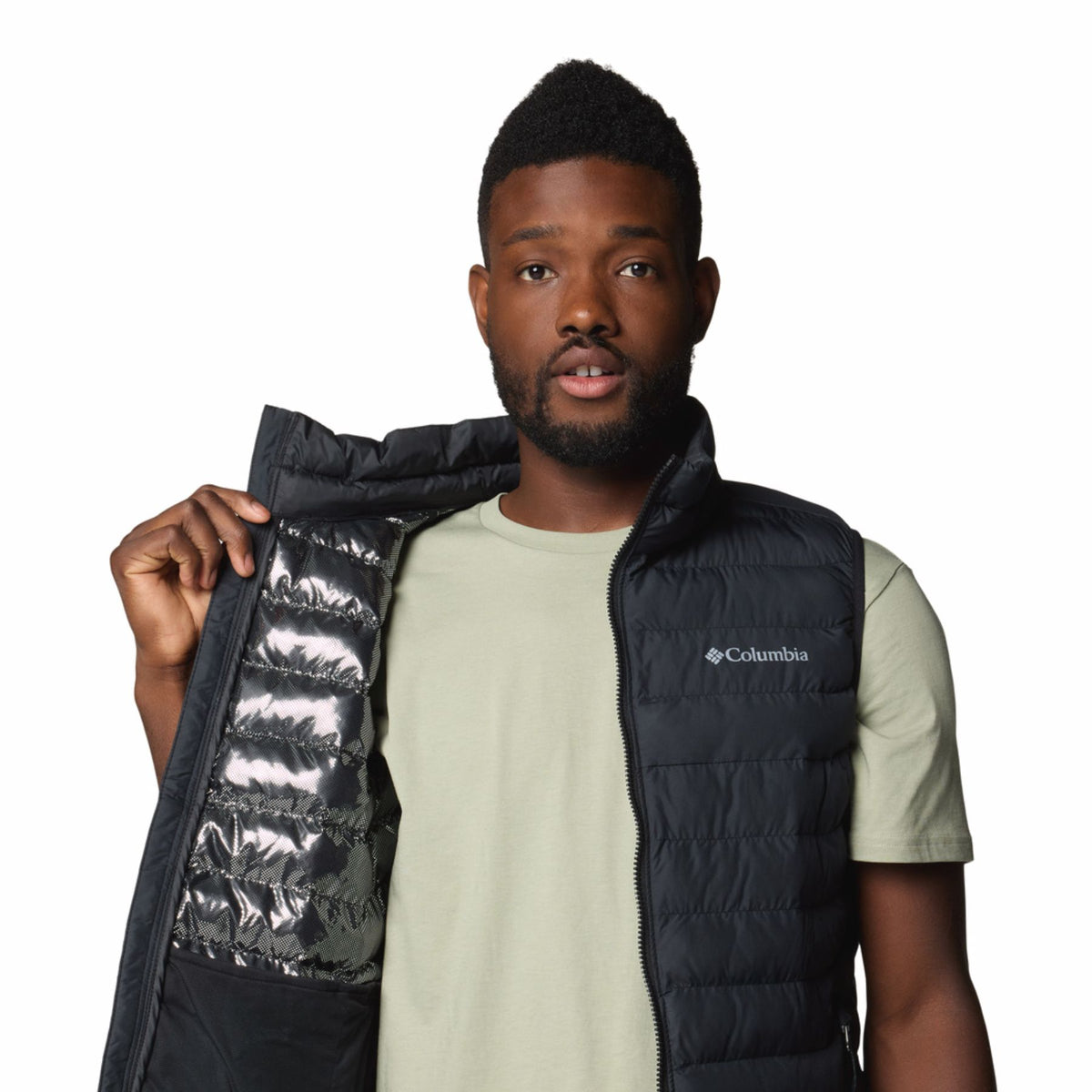 Columbia Men's Powder Lite II Vest Black / Small - 53 Degrees North