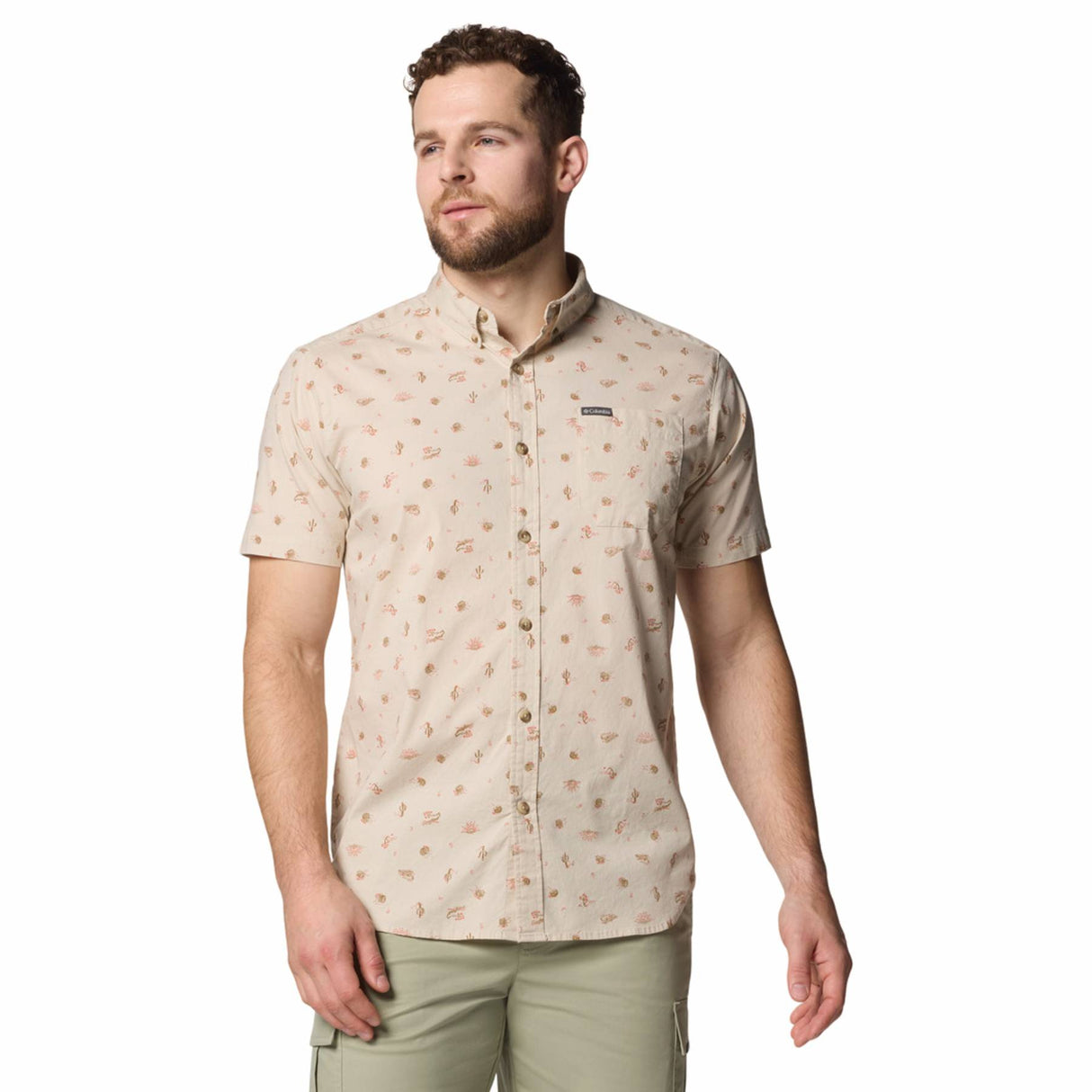 Columbia Men's Rapid Rivers Printed Shirt Collegiate Navy Deserted / Small-Collegiate Navy Deserted / Medium-Collegiate Navy Deserted / Large-Collegiate Navy Deserted / X-Large-Collegiate Navy Deserted / XX-Large - 53 Degrees North