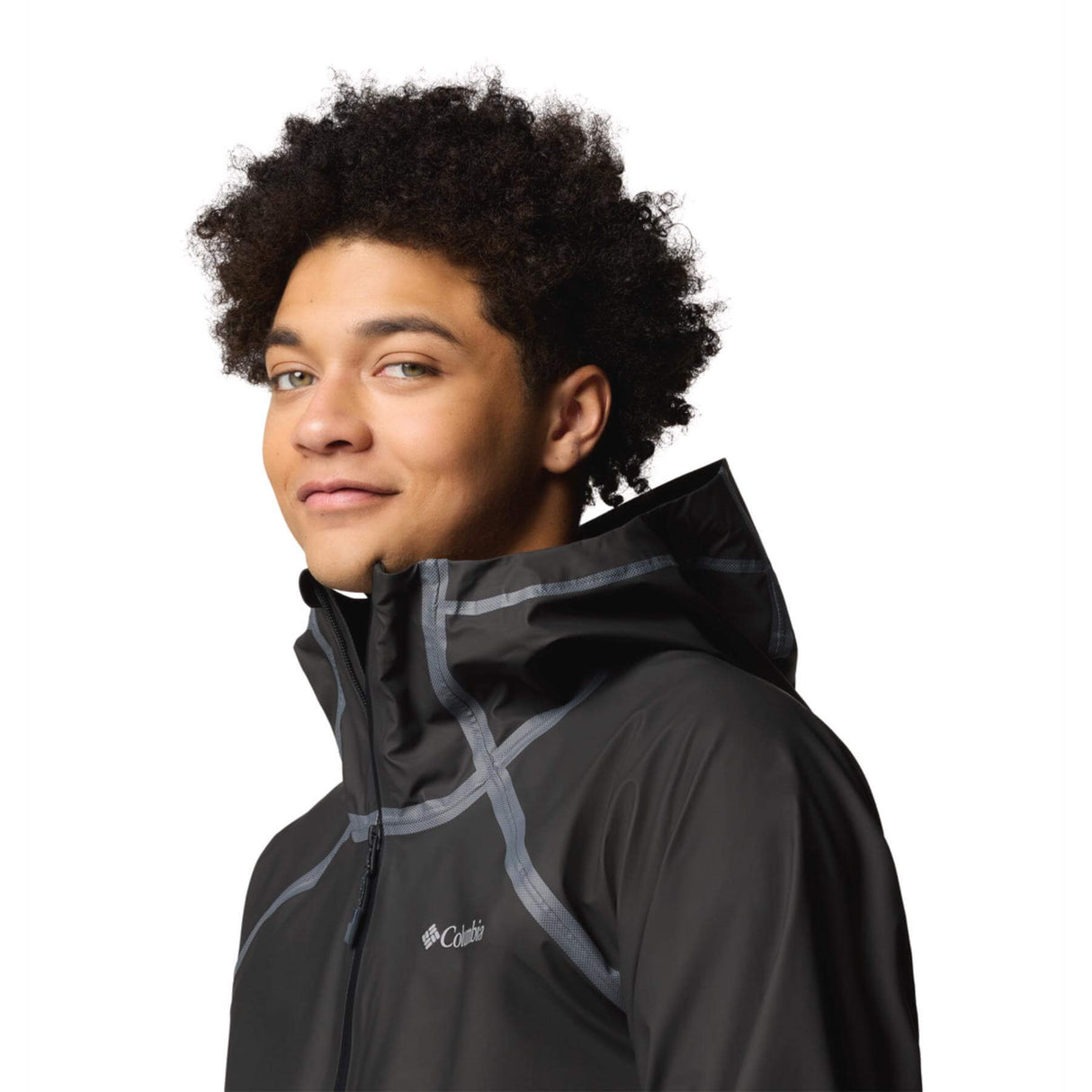 Columbia Men's Reign No Shine Waterproof Jacket Black / Small-Black / Medium-Black / Large-Black / X-Large-Black / XX-Large - 53 Degrees North