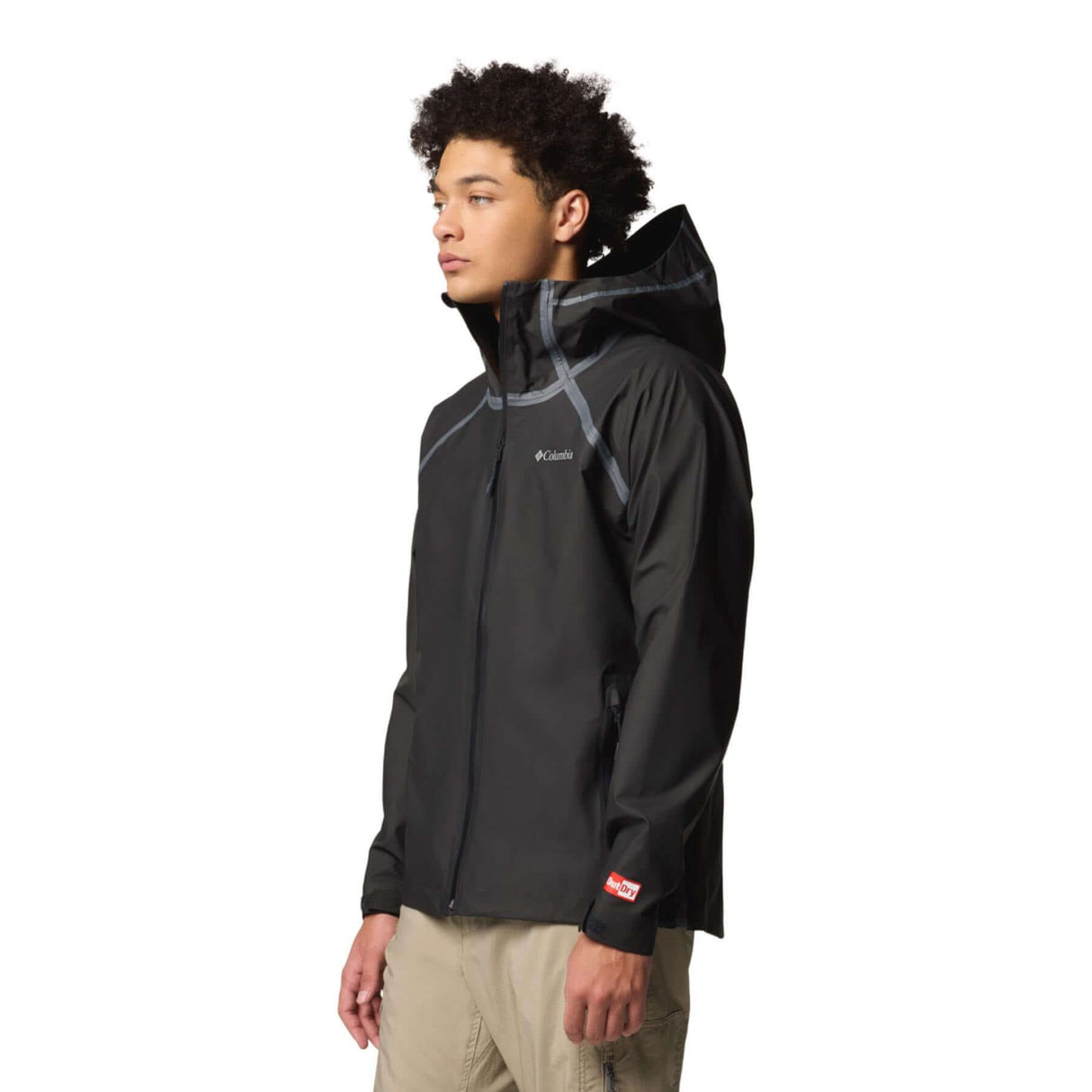 Columbia Men's Reign No Shine Waterproof Jacket Black / Small-Black / Medium-Black / Large-Black / X-Large-Black / XX-Large - 53 Degrees North