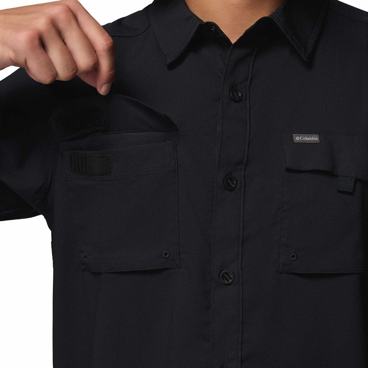 Columbia Men's Silver Ridge Utility Shirt Black / Small-Black / Medium-Black / Large-Black / X-Large-Black / XX-Large - 53 Degrees North
