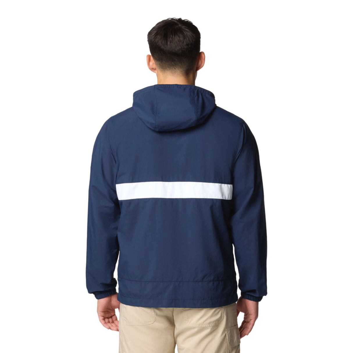 Columbia Men's Spire Valley Hooded Windbreaker Dark Stone/White / Small-Dark Stone/White / Medium-Dark Stone/White / Large-Dark Stone/White / X-Large-Dark Stone/White / XX-Large - 53 Degrees North