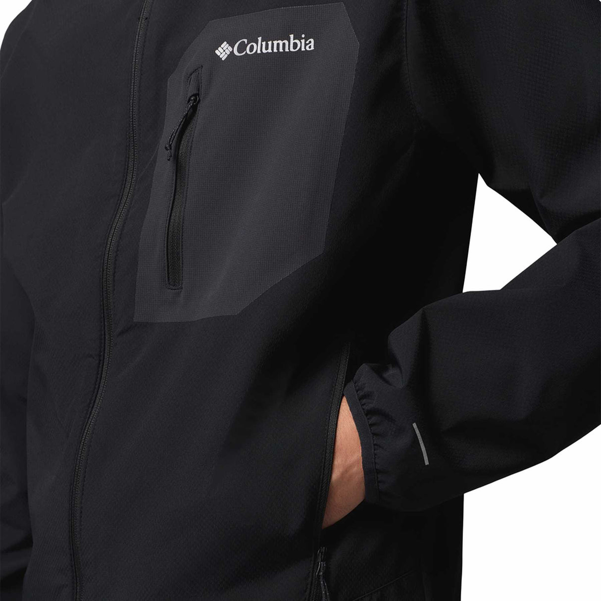 Columbia Men's Tall Heights III Hooded Softshell Jacket Black / Small-Black / Medium-Black / Large-Black / X-Large-Black / XX-Large - 53 Degrees North