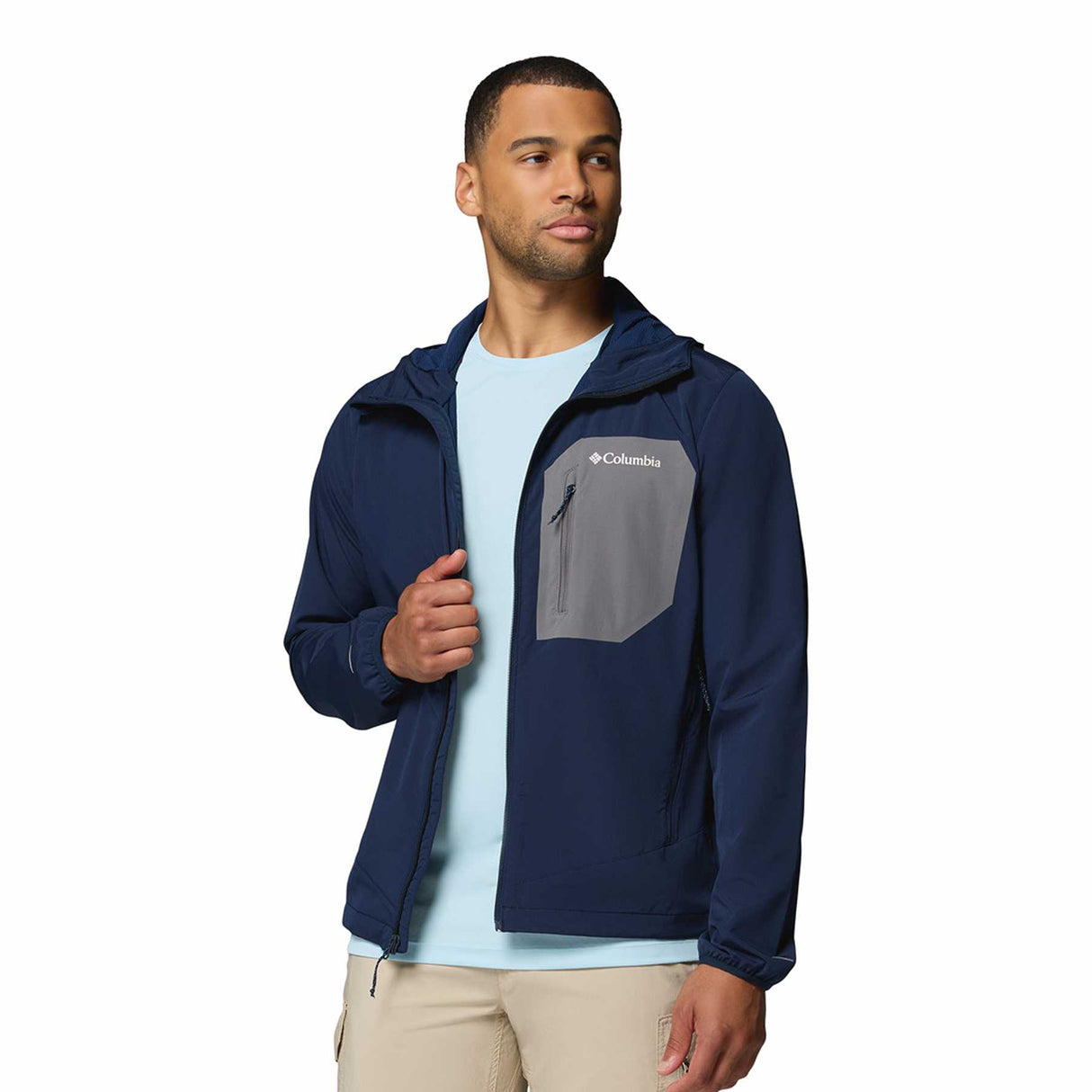 Columbia Men's Tall Heights III Hooded Softshell Jacket Black / Small-Black / Medium-Black / Large-Black / X-Large-Black / XX-Large - 53 Degrees North