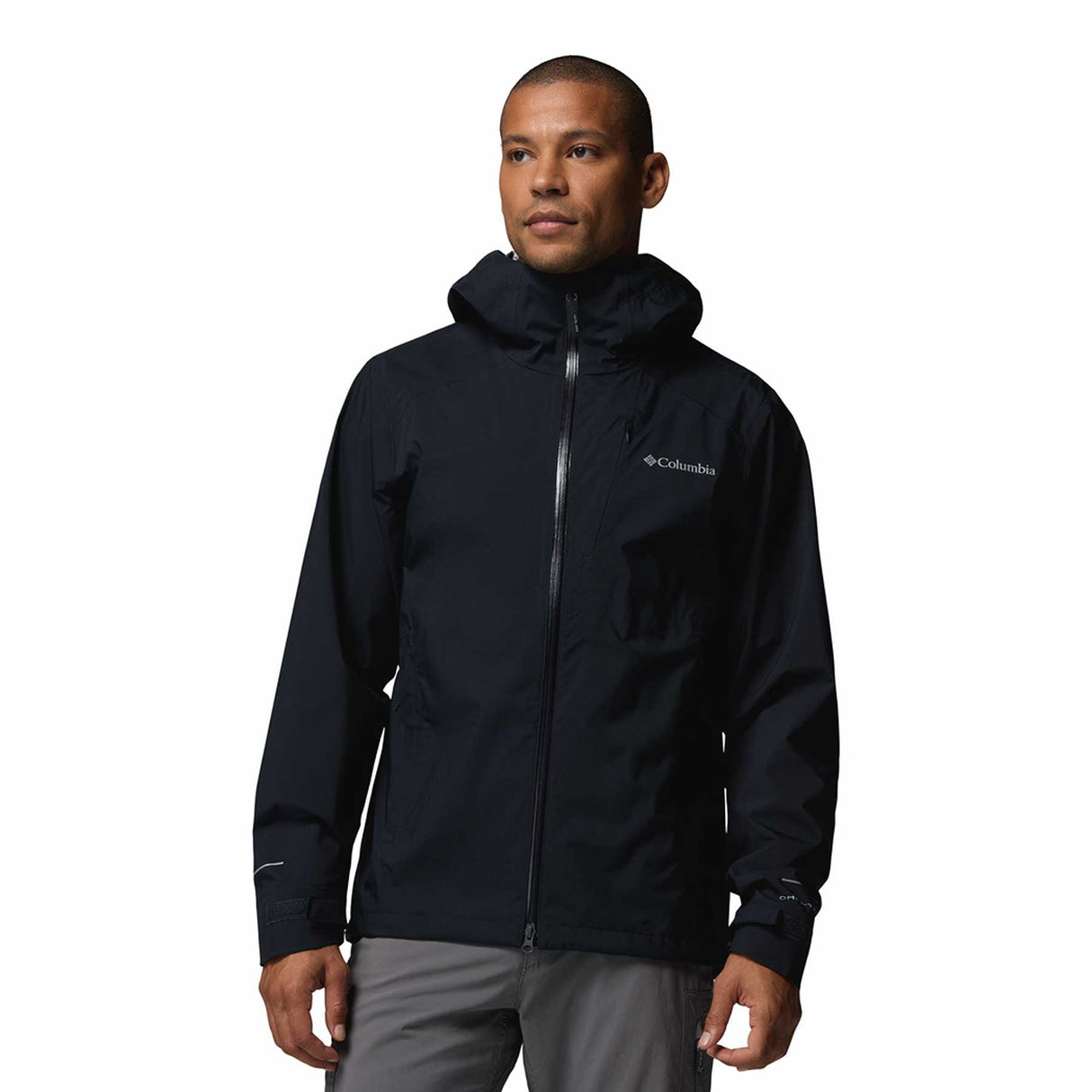 Columbia Men's Trailborne 2.5L Waterproof Shell Jacket Black / Small-Black / Medium-Black / Large-Black / X-Large-Black / XX-Large - 53 Degrees North