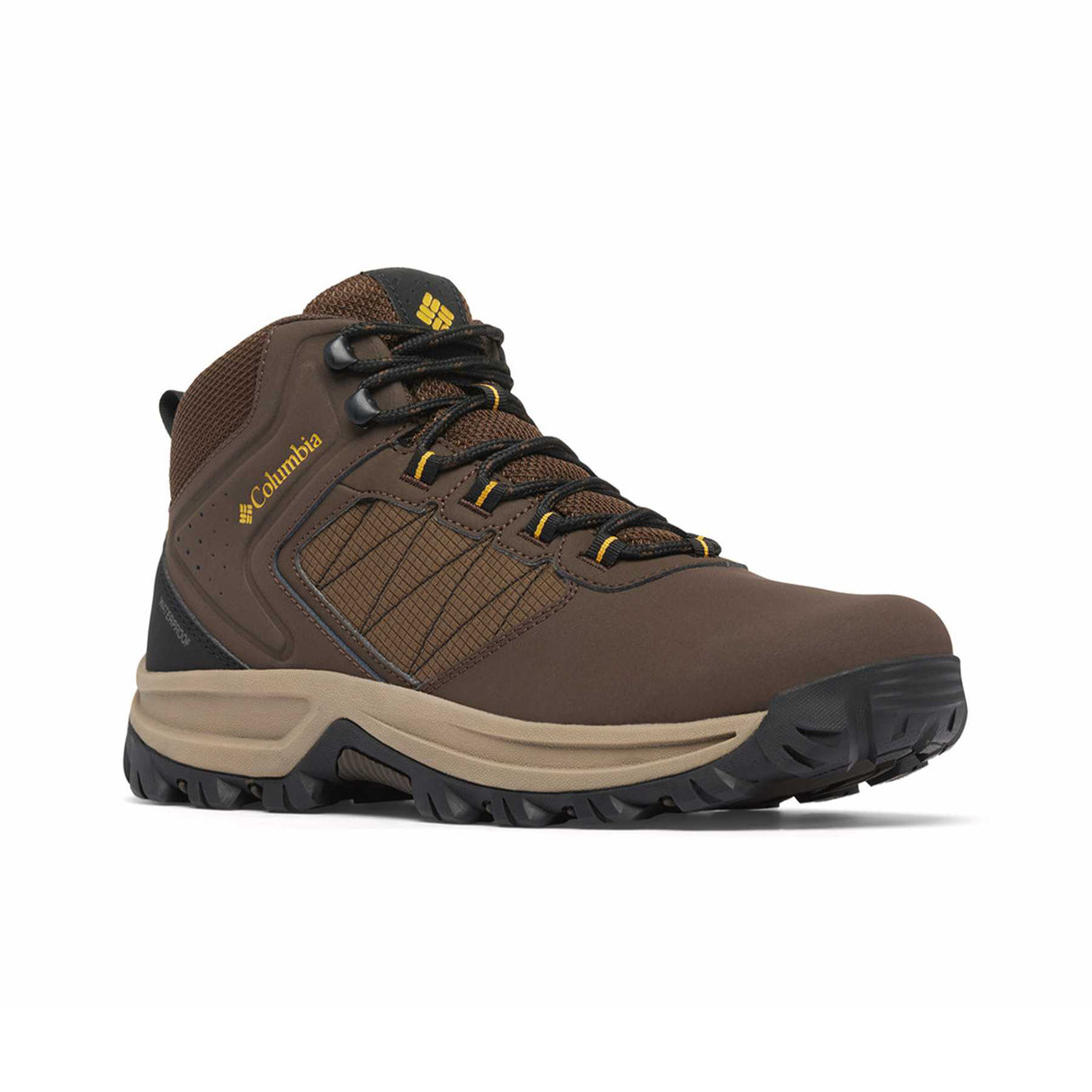 Columbia Men's Transverse Hike Waterproof Boots Cordovan/Golden Yellow / UK 8-Cordovan/Golden Yellow / UK 9-Cordovan/Golden Yellow / UK 10-Cordovan/Golden Yellow / UK 11-Cordovan/Golden Yellow / UK 12 - 53 Degrees North