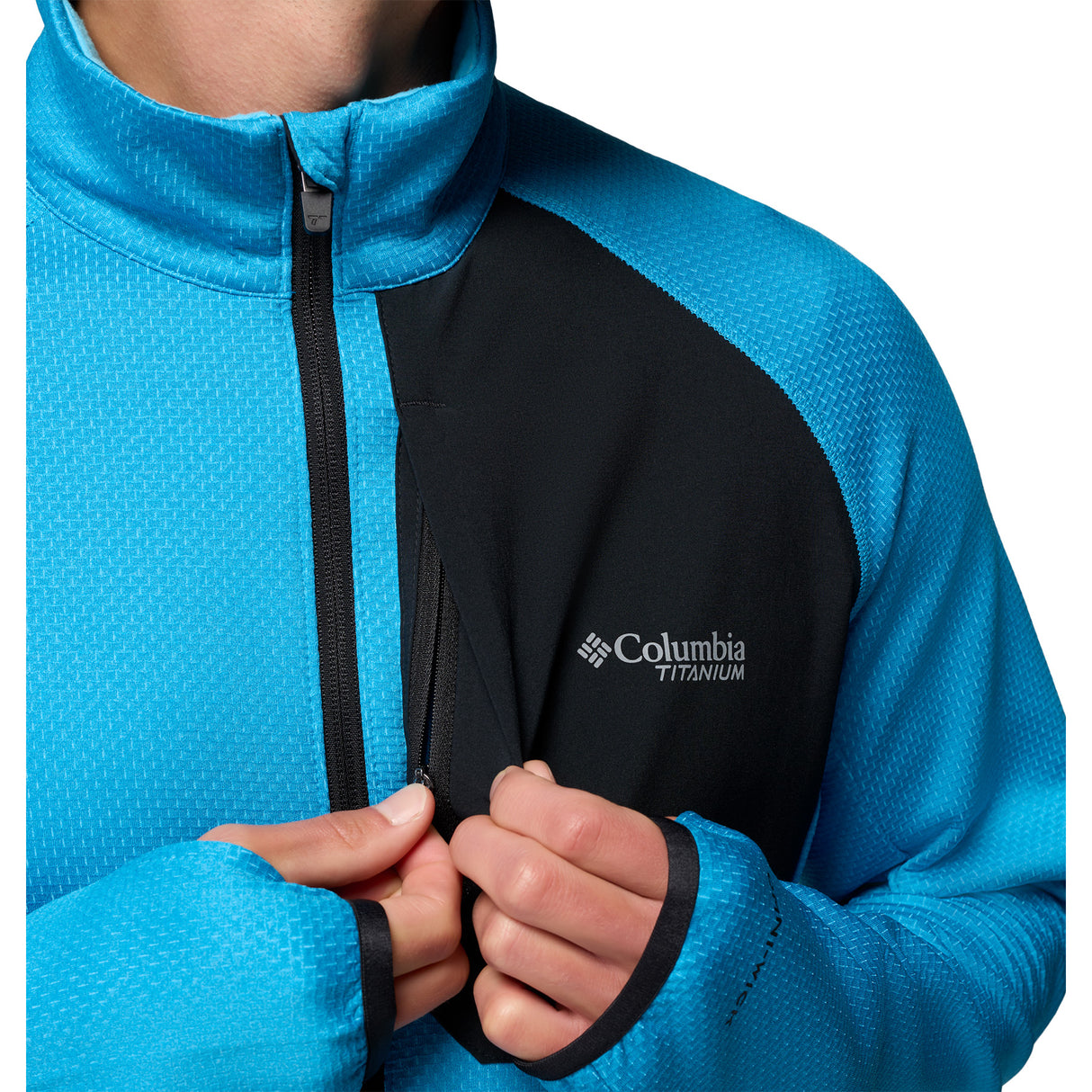 Columbia Men's Triple Canyon Grid Fleece Jacket Compass Blue/Black / Small-Compass Blue/Black / Medium-Compass Blue/Black / Large-Compass Blue/Black / X-Large-Compass Blue/Black / XX-Large - 53 Degrees North