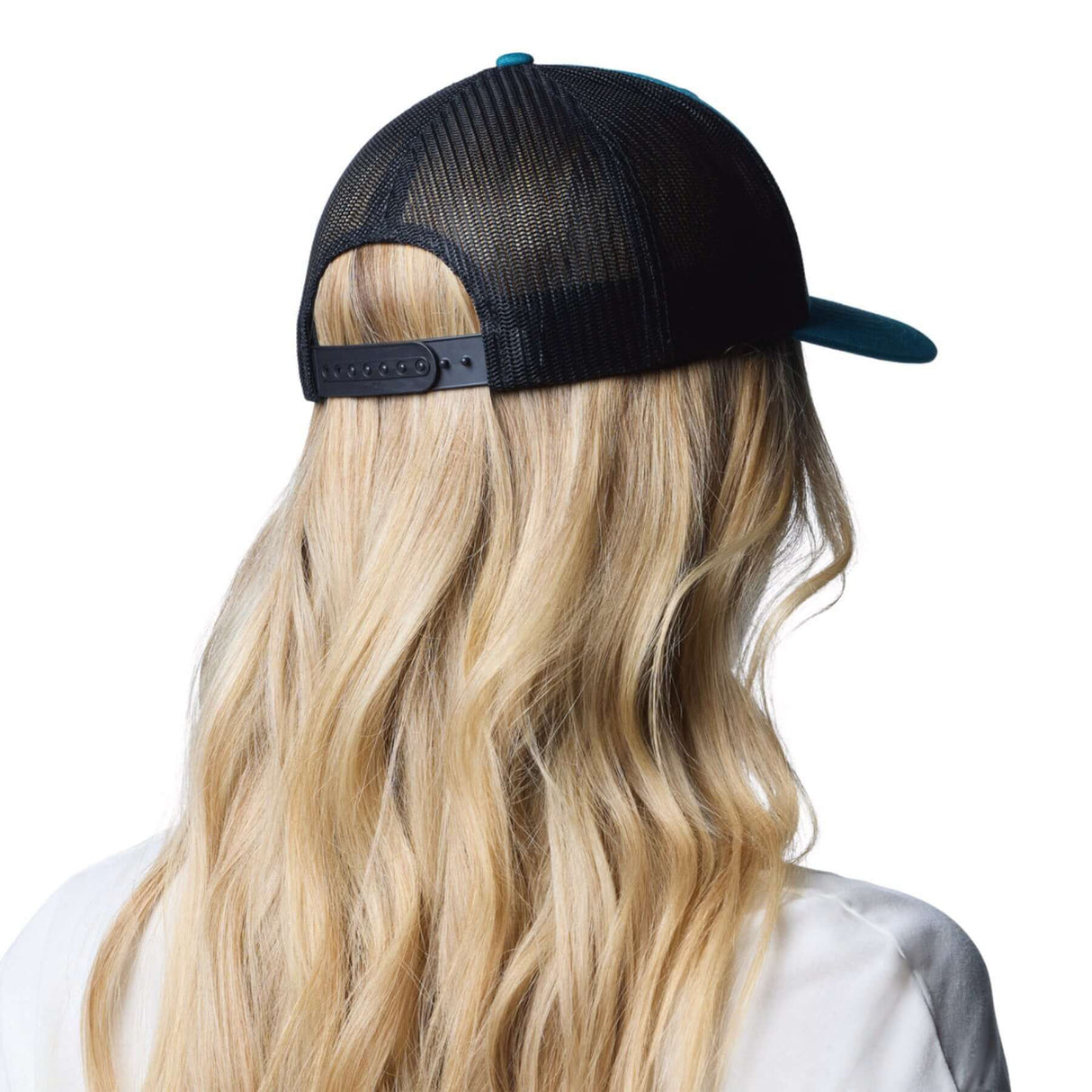 Columbia Mesh Snap Back Hat Black/Weld-River Blue/Black/Circular Landscape-Coll Navy/Columbia Grey/Mt Hood Circle-Tuscan/Dark Stone/Dark Mountain - 53 Degrees North