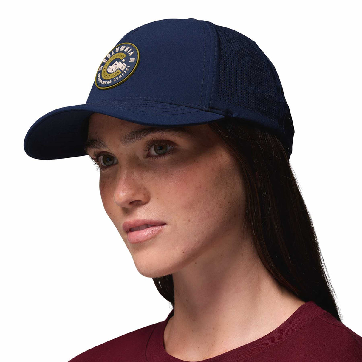 Columbia Mountaincap II 3D Stretch Snap Back Collegiate Navy/C Sport-Black/Outdoor Original-Dark Stone/Outdoor Original - 53 Degrees North