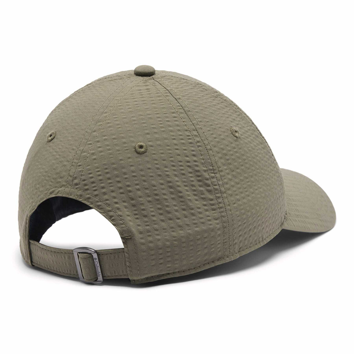 Columbia Wellzy Ball Cap Stone Green Seersucker/Mountains Graphic-Dark Mountain/Columbia Script - 53 Degrees North