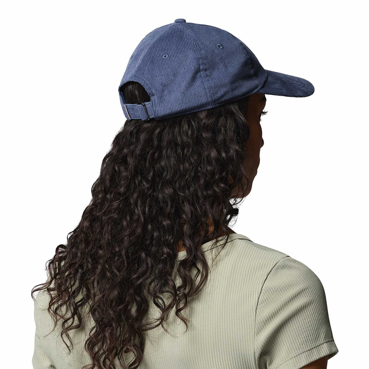 Columbia Wellzy Ball Cap Stone Green Seersucker/Mountains Graphic-Dark Mountain/Columbia Script - 53 Degrees North